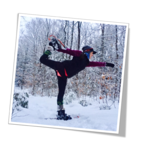 Kate Kretschmer Snowshoe Yoga Instructor at Prescott Farm Environmental Education Center 