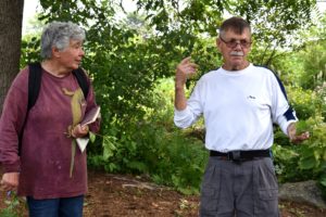 Tom Foster teaches tree and shrub ID class at Prescott Farm Environmental Education Center