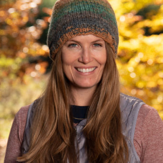 Renee West with beanie hat